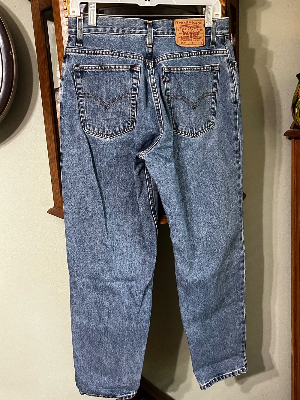 Vintage Levi’s 550 Relaxed Fit Women Missy Cotton Denim Jeans Size 12